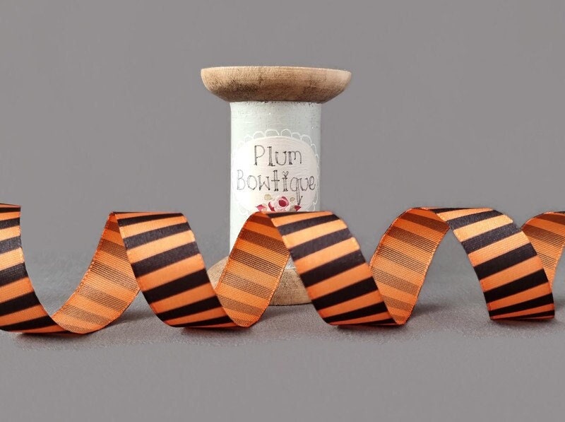 Ribbon: 15mm: Witches Stripe - per metre Ribbon: 15mm: Witches Stripe - per metre