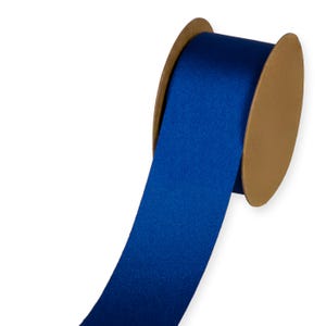 Royal Blue Luxury "Vegan Silk" Ribbon, 40mm (1 9/16in) wide *Sold per 1 metre/39 inch*