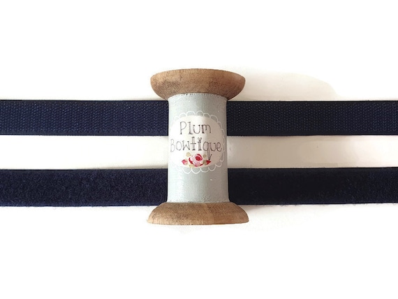 Sew-on Hook & Loop (Set) Black 3/4in - PER QUARTER METRE Sew-on Hook & Loop (Set) Black 3/4in - PER QUARTER METRE