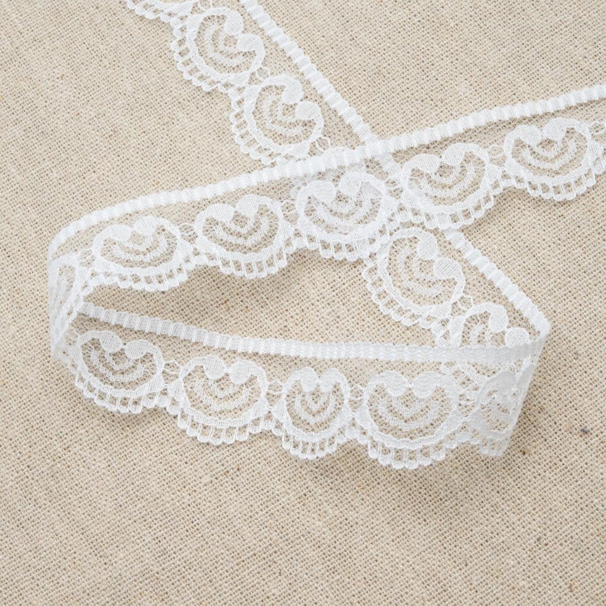 Guipure Embroidered Bridal Lace Fringed Double Edged Scalloped