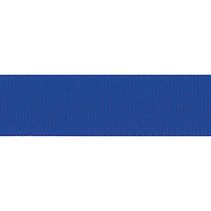 Koningsblauw gerecycled grosgrain lint, 16 mm (5/8 in) breed *per 1 meter/39 inch*