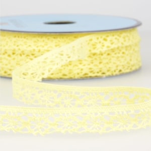 "Zartes Spitzenband ""Cartrad"", 12 mm breit, Meterware"