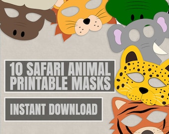 Lion Printable Mask | Etsy