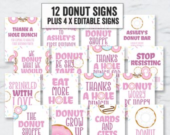 Download Donut Party Signs Etsy