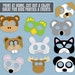 Cute Animal Masks Printable