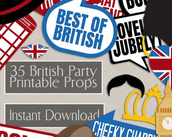 London Party Flags Etsy