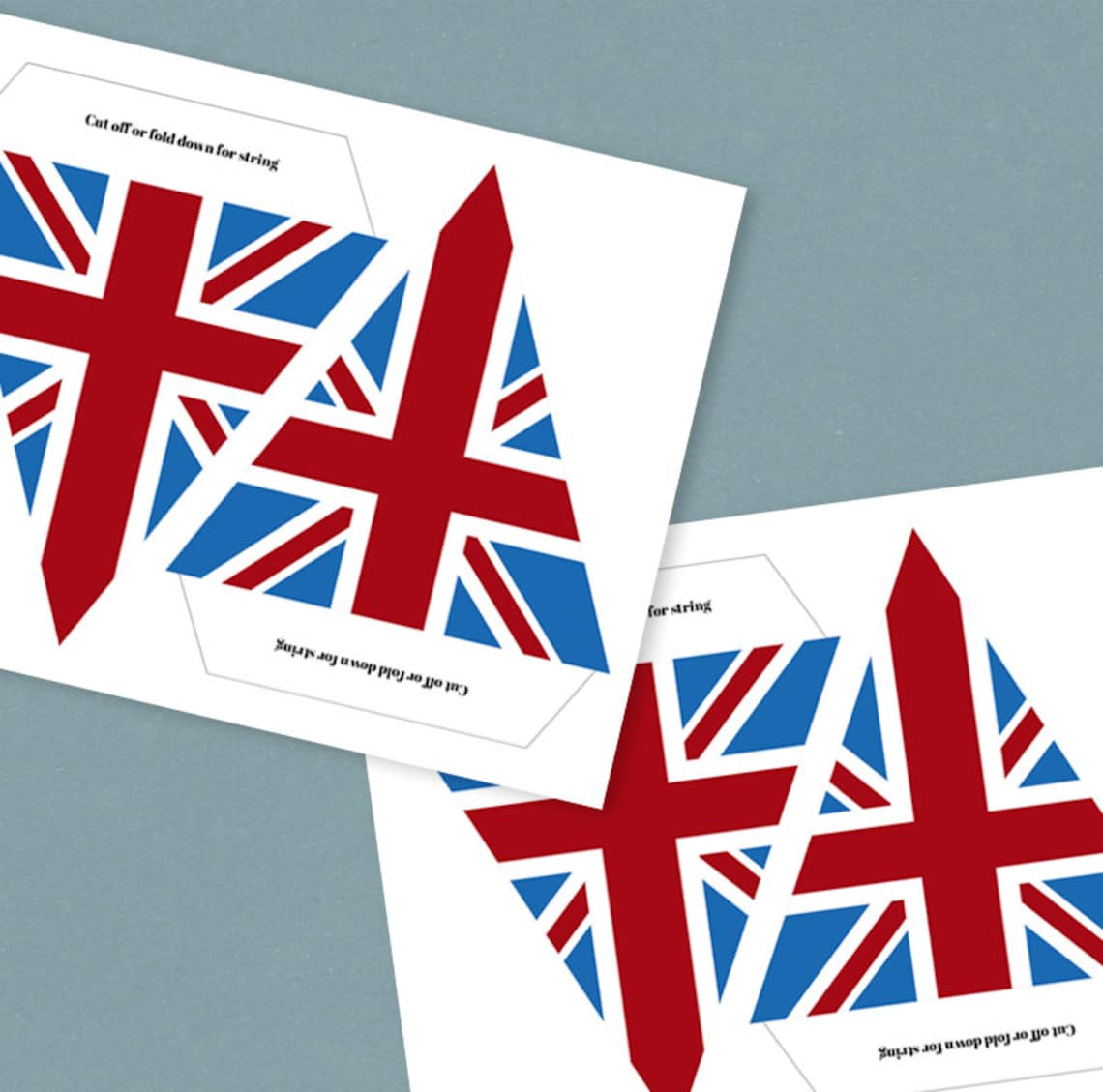 Printable British Bunting British Banner Alphabet Theme Party Etsy