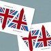 Printable British Bunting, British Banner Alphabet Theme Party Decor ...