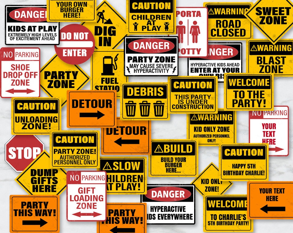 Free Printable Construction Signs Uk