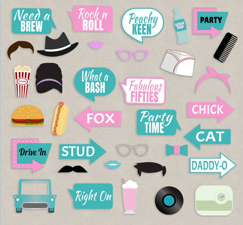 1950s photo props Clearance