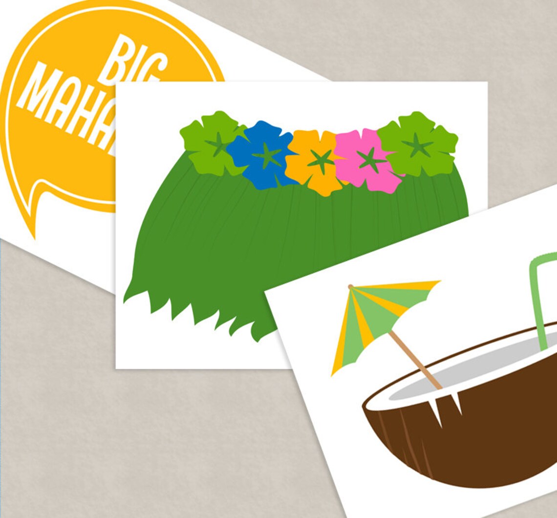 Free Printable Luau Photo Props