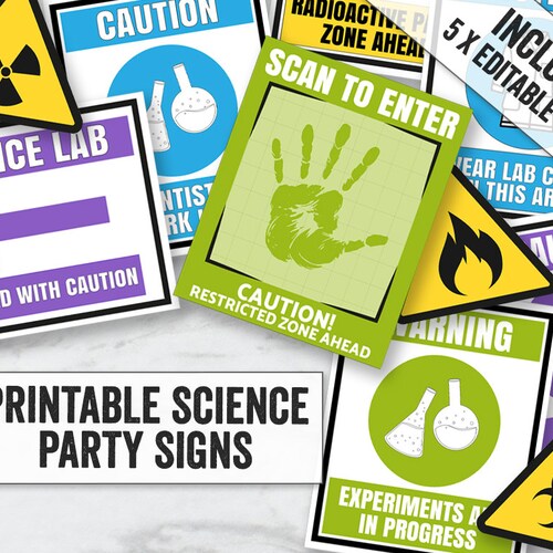 Periodic Table Banner Happy Birthday Name Science Party - Etsy