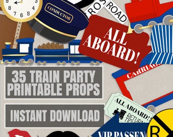 Diy Train Party | Etsy