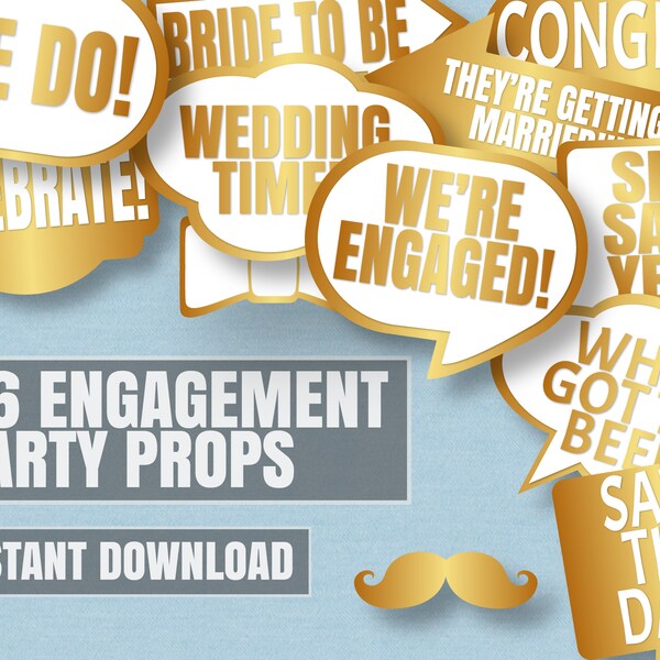 Engagement Photo Props - Etsy