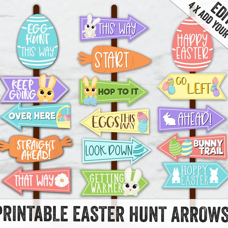 Easter Egg Hunt Sign - Etsy