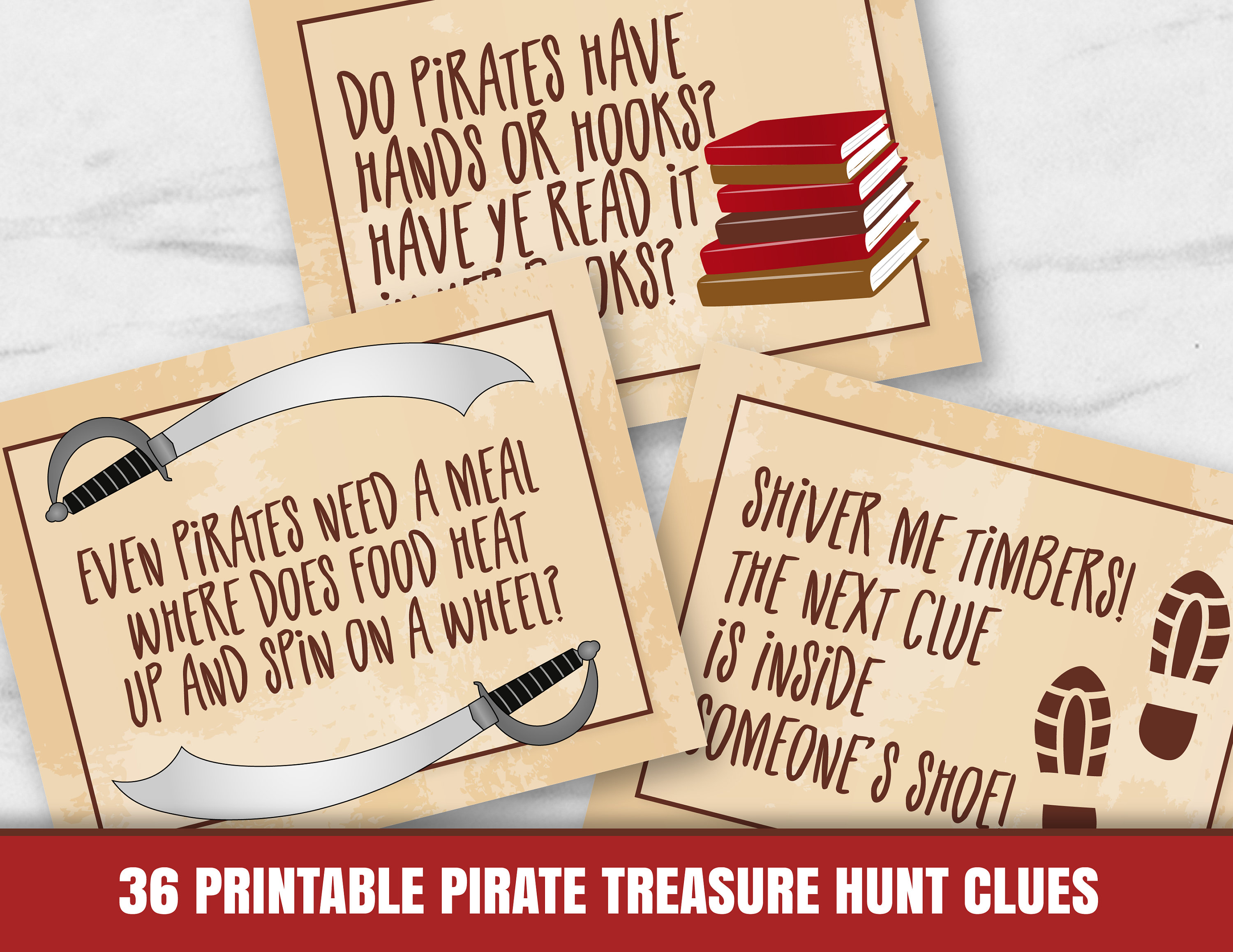 Printable Pirate Treasure Hunt Treasure Hunt Pirate - Etsy UK