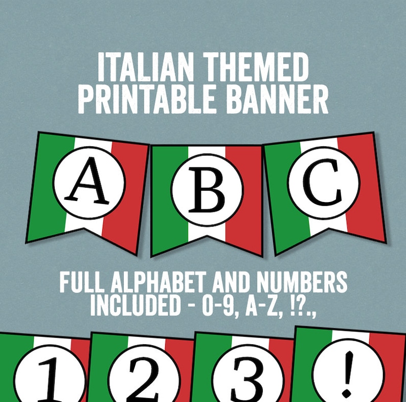 Italian Flag Bunting Printable, Any time period, Do-it-yourself Italy celebration banner, bunting do it yourself alphabet, italy concept banner, do it yourself italian celebration decor IT1 image about Printable Italy Flag identified as Italian Flag Bunting Printable, Any term, Do it yourself Italy occasion banner, bunting do-it-yourself alphabet, italy concept banner, do it yourself italian occasion decor IT1