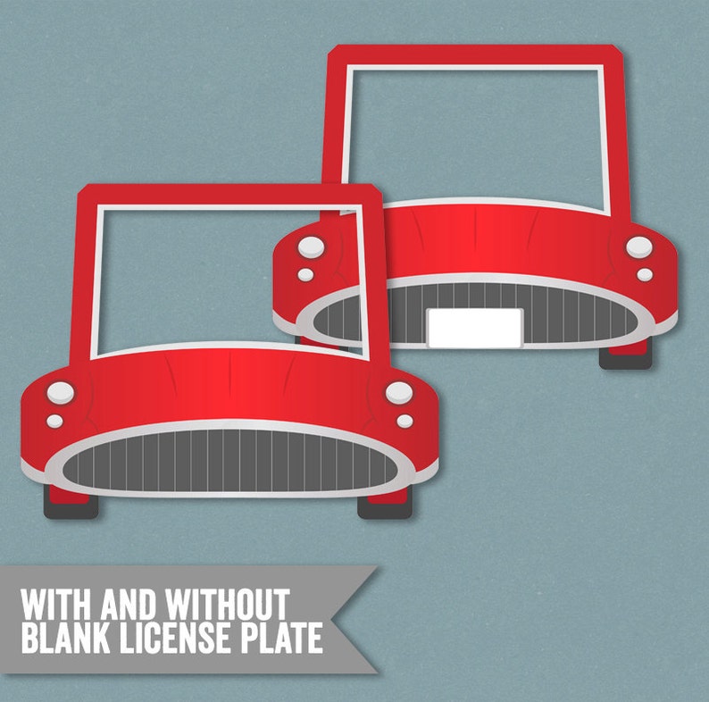 Car Frame Prop Printable Red Car Photo Booth Frame Kid's Etsy Ireland