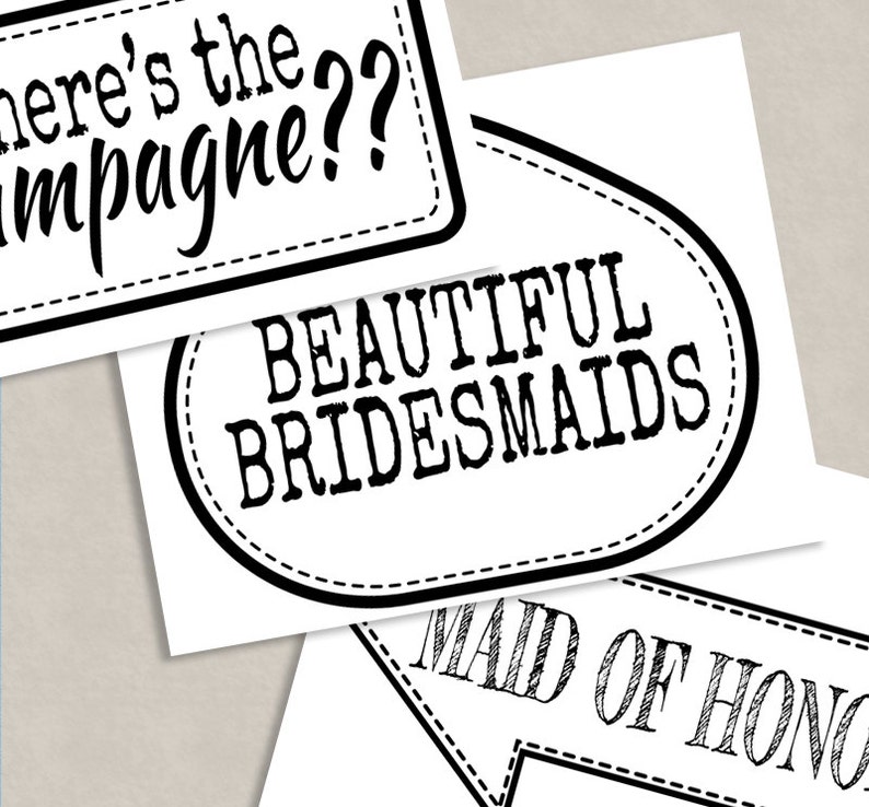 35 Any Color Bridal Shower Printables Ink Saving Bridal - Etsy