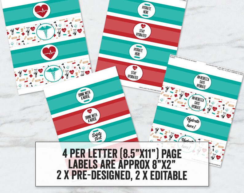 Editable Nurse Graduation Party Bundle Printable DIY Nursing | Etsy