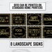 Printable Art Deco Party Signs, Digital Gatsby Party Signs, Printable ...