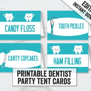 Editable Dentist Graduation Party Bundle Printable DIY | Etsy