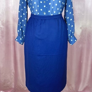 Royal blue pencil skirt plus size clearance