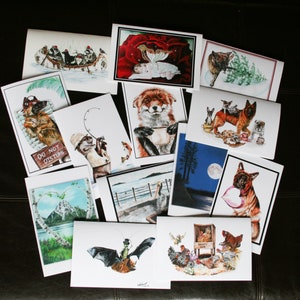 Set of any 10 large cards Mama Kiki&#39;s sells, you pick the cards! Blank inside