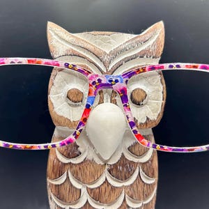 Pansies Magnetic eyeglass topper