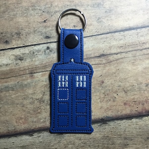 TARDIS keychain