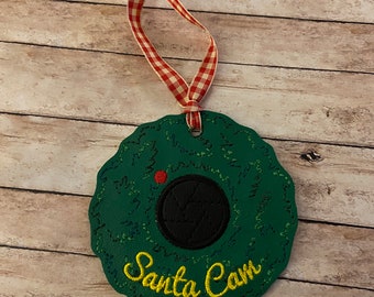 Santa Cam Ornament