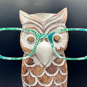 Tropical plants Magnetic eyeglass topper