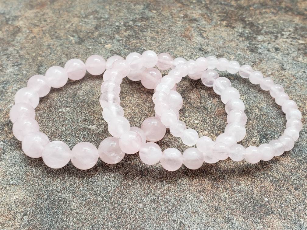 Rose Quartz Beads - Pink Gemstone Beads for Jewelry Making– Tejas Beads