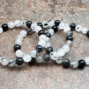 Rutile Quartz Bracelet, Gemstone Bracelet