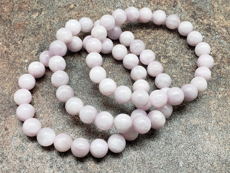 Kunzite Gemstone Bracelet 7 inch image 1