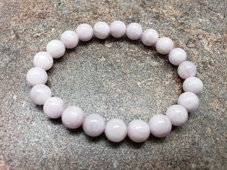 Kunzite Gemstone Bracelet 7 inch image 2