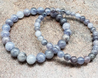 Iolite Gemstone Bracelet, 7 inch