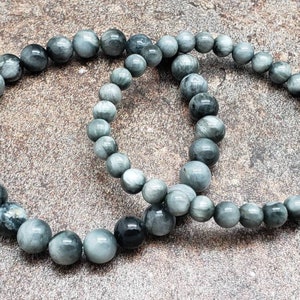 Hawk Eye Bracelet, Gemstone Bracelet, 7 inch