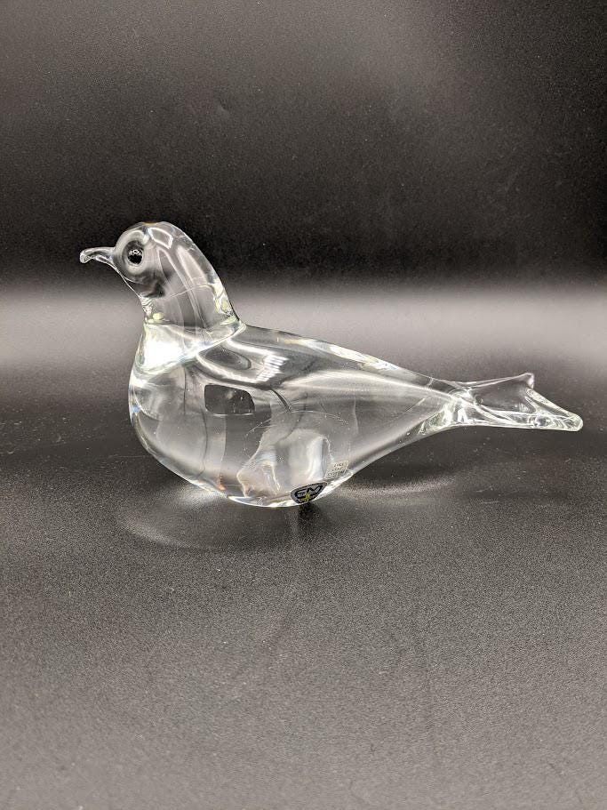 Marcolin Sweden Glass Bird - Etsy