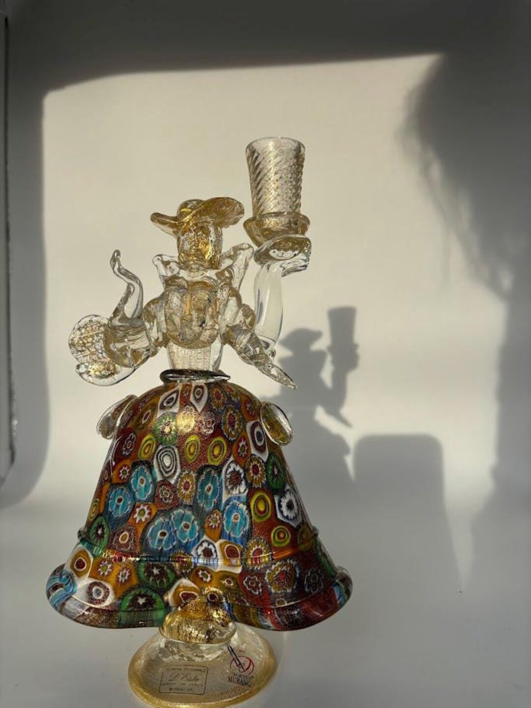 Danseuse Goldoni En Verre De Murano – Sculpture Vintage, Excellent état
