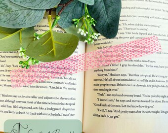 Dünne gemusterte Lesezeichen Leichtes, flexibles Buchzubehör (Lesergeschenk)