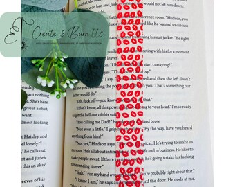 Lippen Muster dünne flexible Lesezeichen | Leichtes Lesezeichen (Lesezeichen)