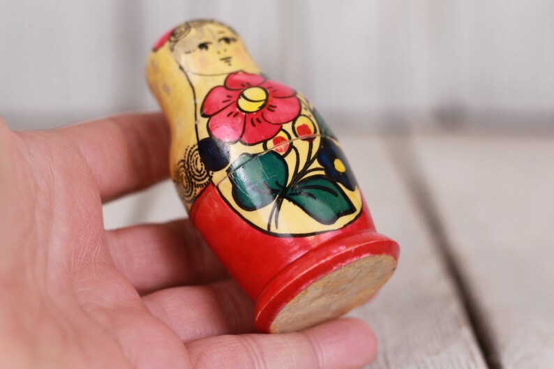 vintage wooden doll