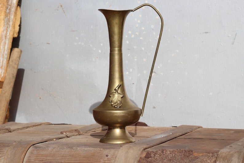 Antique Brass Jug image 3