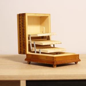 vintage wooden cigarette holder Vintage Wooden Cigarette Box With Lid, Case, Dispenser, Retro Cigarette  Holder