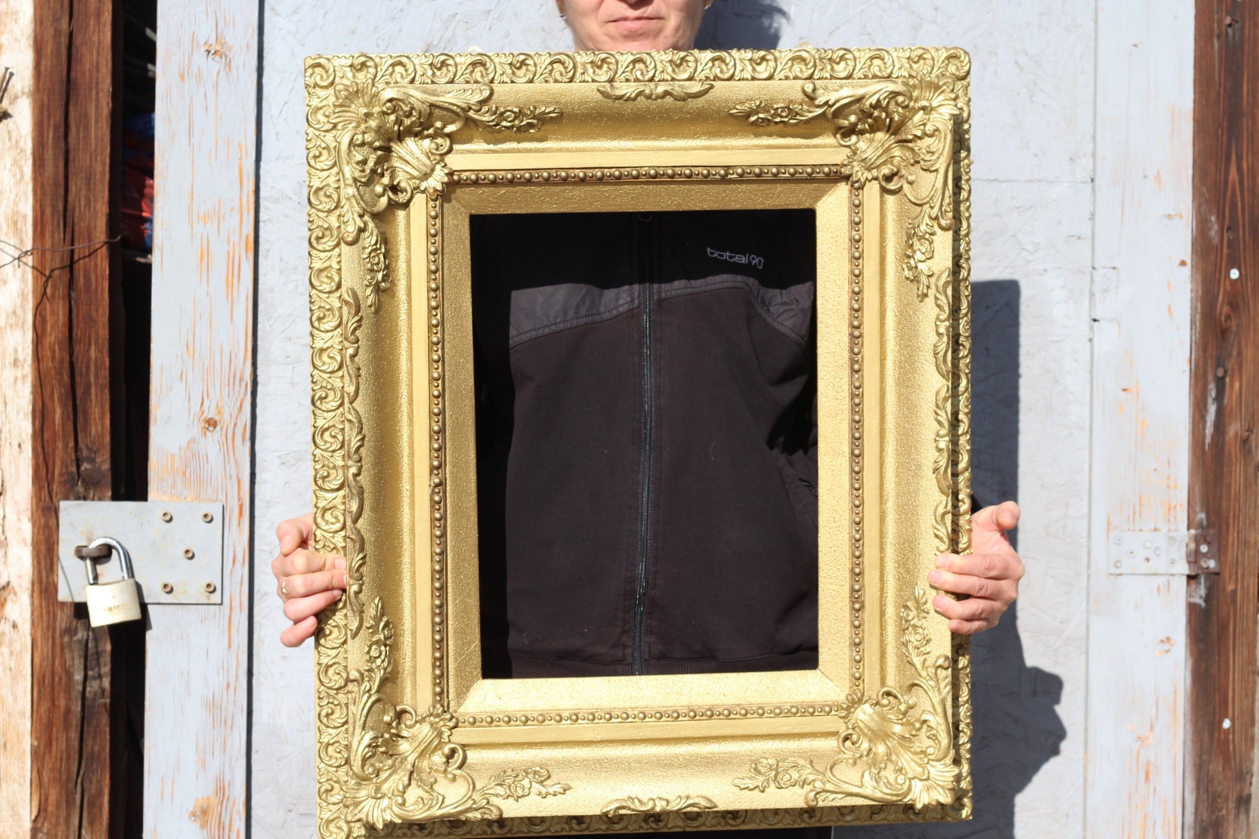 Vintage Embossed Antique Frame for Picture or Portrait Wooden Etsy