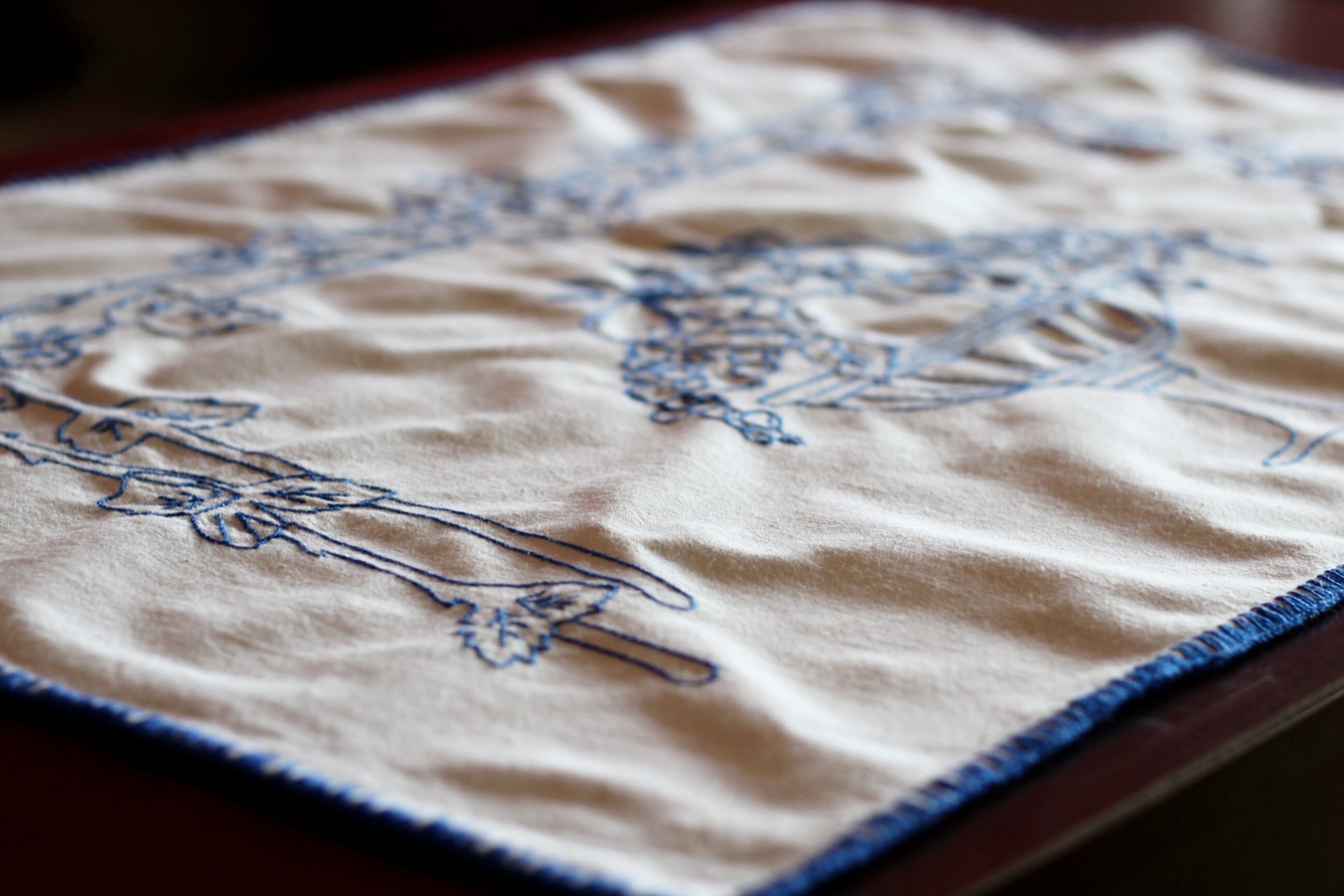 Vintage Wall Hanging Carpet Handmade Embroidery Carpet With Etsy