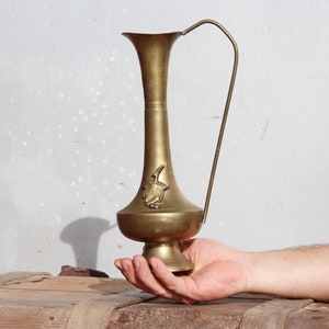 Antique Brass Jug image 2