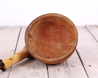 Ancien Pilon En Bois Art Populaire Français - Longueur 23.5 Cm - Années 60 - Occasion Bon état