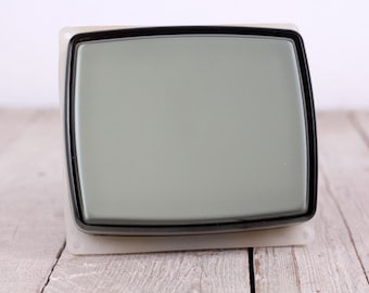 TV tube - Vintage small TV tube - Cathode-ray tube - CRT tv tube - Black & White tv - Portable tv - Steampunk assemblage - tv equipment